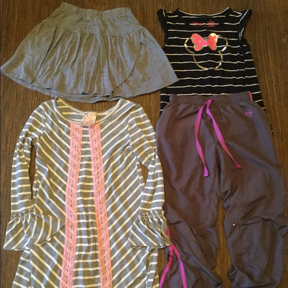 Lot of girls size 7 clothes